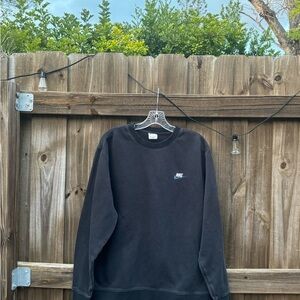 Nike Men's Vintage Dark Gray Crewneck Sweater